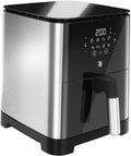 WMF Multi Tast Friggitrice ad Aria Calda, 1550 W, Capacità 1 kg, 8 Programmi Automatici, 99% di Olio in Meno, 5 Funzioni in 1, 4 l, nero