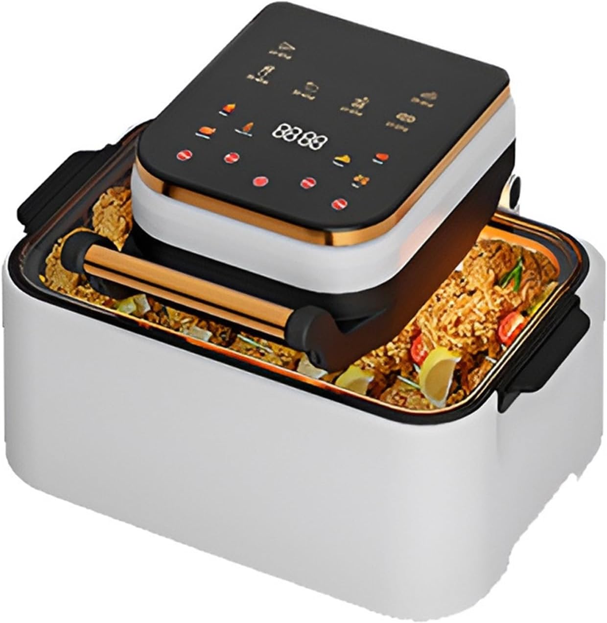 Friggitrice ad aria digitale da 12 l, forno intelligente con display a LED, friggitrice elettrica multifunzionale per una cucina sana