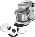 Bosch Elettrodomestici MUM9AX5S00 Planetaria da Cucina con Bilancia Integrata e capacità da 5.5 Litri, 1500 W, Metallo, 8 velocità, Argento