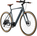 Cecotec Bici Elettriche per Adulti Sprint Silver. 250 W, Ruote Da 28, Autonomia di 70 Km, Batteria da 360 Wh, Deragliatore Shimano Altus a 8 Velocità e Freno Idraulico a Doppio Disco