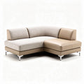 Divano angolare in tessuto per soggiorno – 200 x 90 x 85 cm