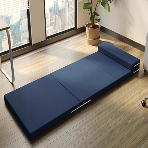 Memory Foam Tripla Piega, Lavabile, Reversibile Ospite per Viaggi Salvaspazio, Soluzione per dormire Portatile per Casa e Outdoor