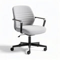 Sedia da ufficio girevole in tessuto per ambiente di lavoro – 45 x 60 x 85 cm
