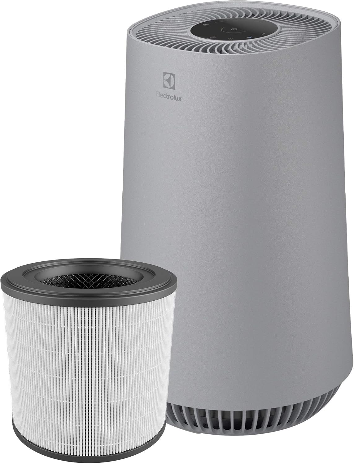 Electrolux Fa31-201Gy Purificatore D'Aria Flow Tecnologia Puresense, Indicazione Cambio Filtro E Comandi Touch, 49 Decibel, Fino A 40 Mq, Grigio