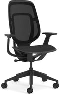 Steelcase Karman Sedia da ufficio ergonomica regolabile in altezza e rivestimento Black; Prodotto in Europa