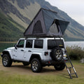 VEVOR Tenda da tetto rigida con guscio rigido, per 2-3 persone, con scala telescopica, materasso spesso, impermeabile e antivento, per Jeep, SUV, furgone, pick-up