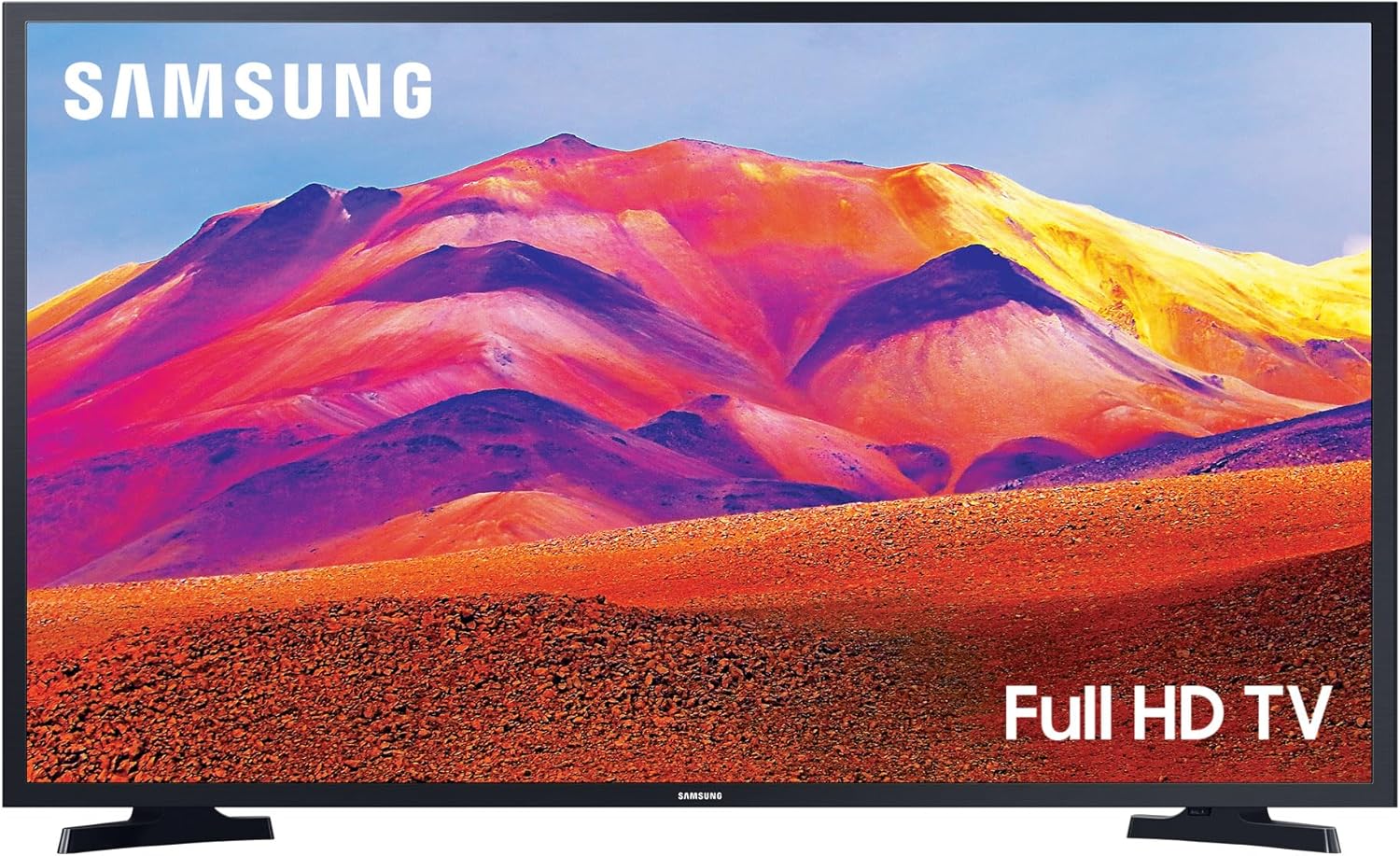 Samsung TV UE32T5372CDXZT Full HD, Smart TV 32 HDR, Purcolor, WiFi, Slim Design, Integrato con Bixby e Alexa compatibile con Google Assistant, Black 2020