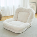 Lazy Sofa Couch Bed, Foldable High Back Floor Gaming Chair, Softly Cushioned, Easily Folding for Teens Adults Accent Bean Bag Couch for Bedroom Salon Office Living Room People, Families