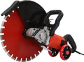 Sega elettrica per pietre 4000 W, per taglio a umido e asciutto, senza polvere, con soppressione della polvere, diametro del disco 410 mm, profondità di taglio 165 mm