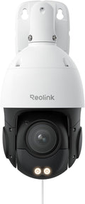 Reolink 4K PTZ Telecamera Esterno PoE, Zoom Ottico 3D 16X, 360°/90° Pan  Tilt, Visione Notturna a Colori, Rilevamento di Uomo/Veicolo/Animale, Audio Bidirezionale, Supporta Scheda microSD, RLC-823S2