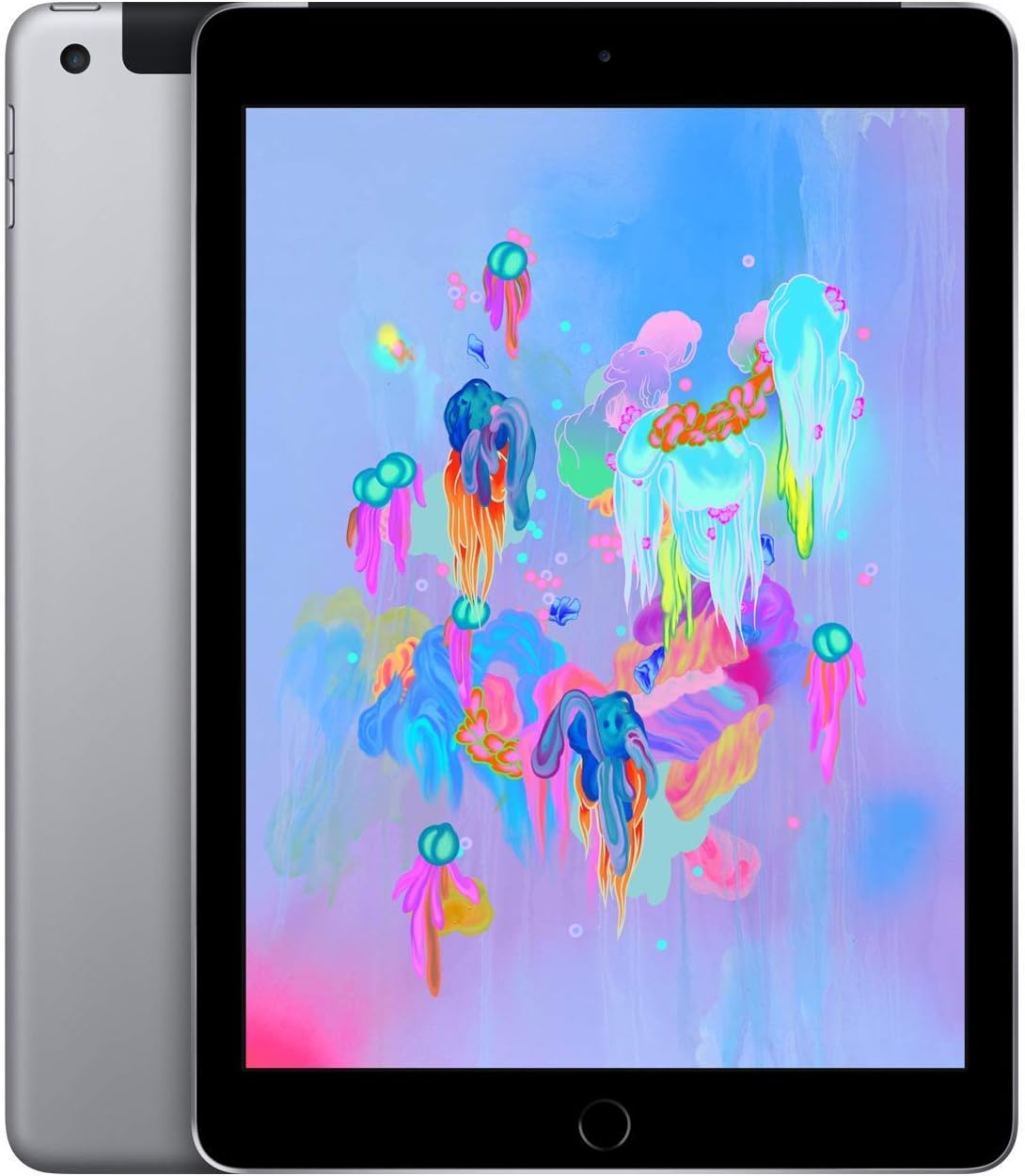 Apple iPad 2018 (9.7 pollici, Wi-Fi, Cellulare, 128GB) - Grigio Siderale (Ricondizionato)