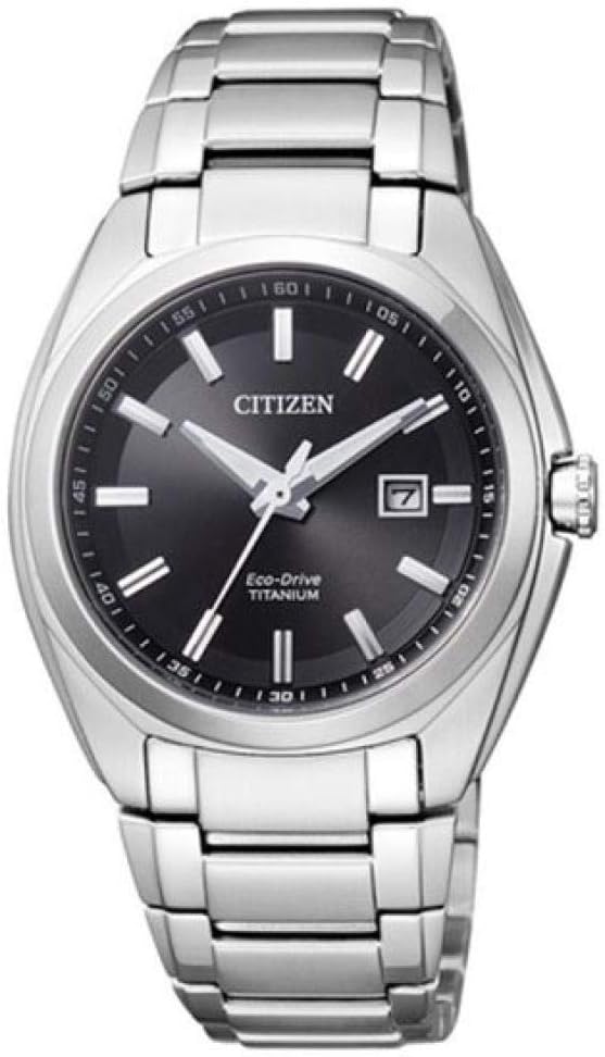 Citizen Women's Analogue Eco-Drive Watch with a Titanium Strap