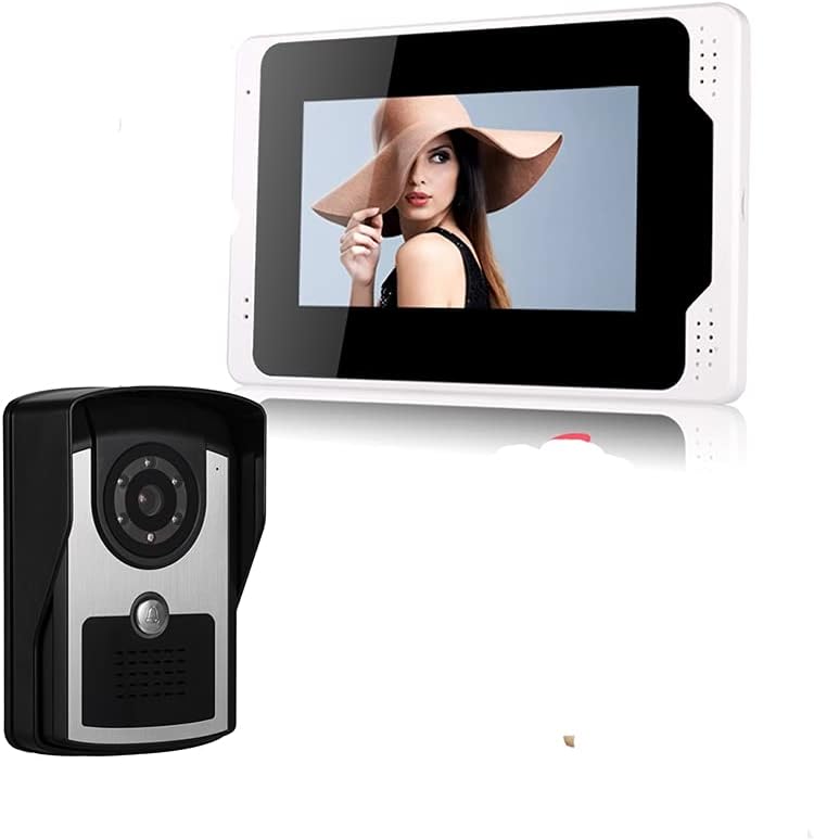 Campanello, unità Esterna videocitofono Touch Panel HD da 7 Pollici con videocitofono ad Angolo Regolabile
