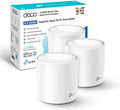 TP-Link Deco X50 Mesh WiFi 6 AX3000Mbps Dual Band, Copertura fino a 600m², Ottimale per Casa Grande, Connetti più di 150 Dispositivi, 3 Porte Gigabit, OFDMA, MU-MIMO, WPA3, HomeShield, 3pz