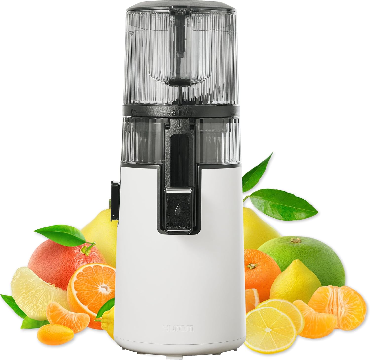 Hurom | Estrattore H-70 - Succhi Più Sani, Gustosi e Senza Sprechi, Estrattore di Succo Premium, Pulizia Facile e Veloce, Alta Resa di Succo, Tecnologia di Spremitura Lenta - White
