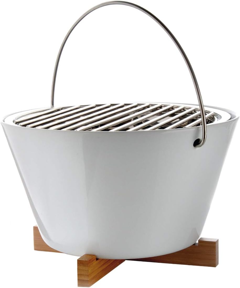 EvaSolo Table Grill Porcelain White