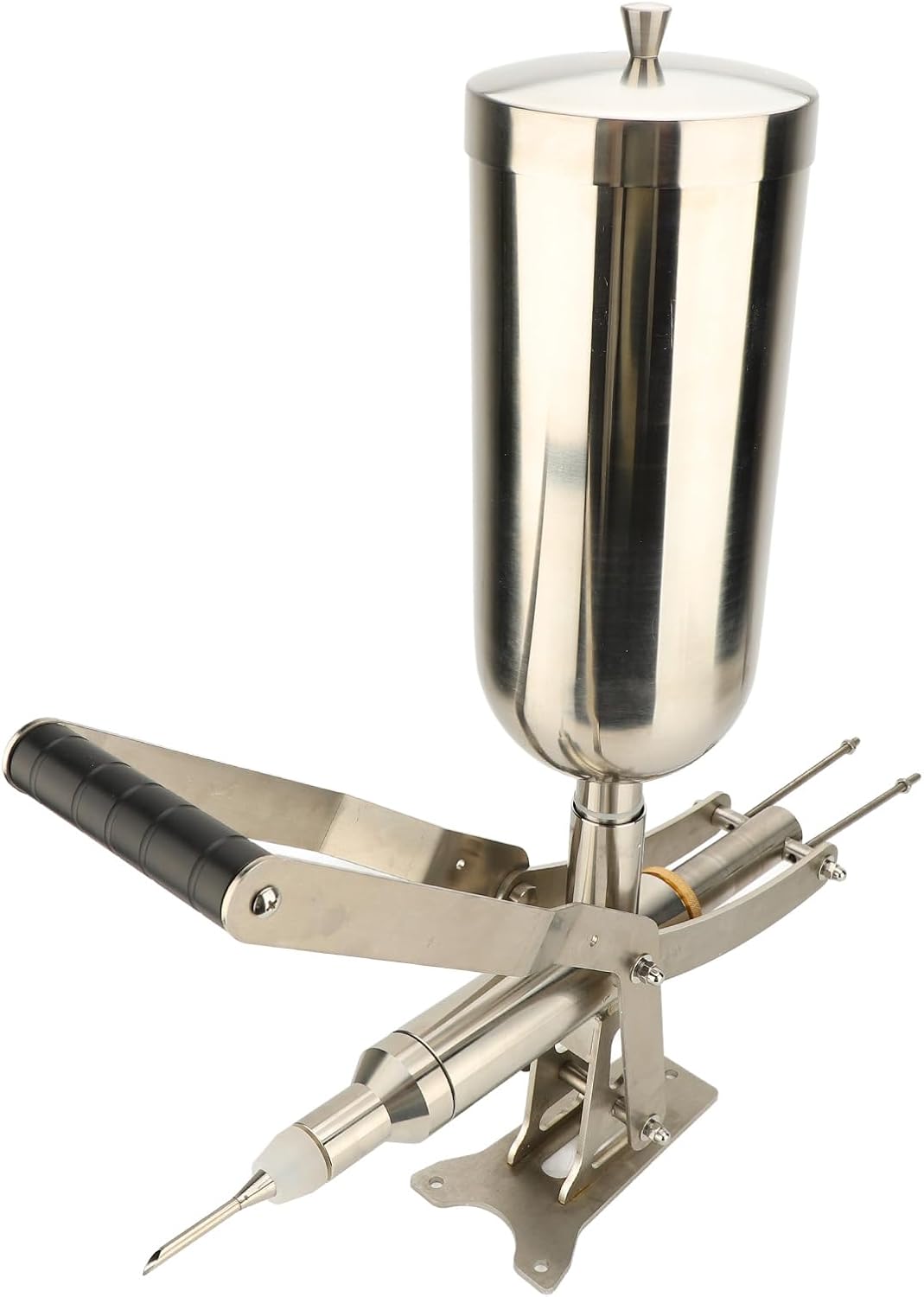 Riempitrice per Ciambelle 4 5L Macchina Riempitrice Manuale per Crema per Ciambelle in Acciaio Inossidabile 304 per Torta di Pane Churros Macchina per Ciambella Premium in Materiale