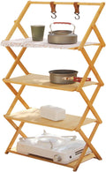 Scaffale pieghevole da campeggio per esterni, multi livello, scaffale portatile per riporre oggetti | Rack di stoccaggio all'aperto campeggio campeggio pieghevole multi-strato portatile scaffale