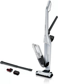 BOSCH BBH3ALL28 Aspirateur balai sans fil 2en1 et multifonction Flexxo - 2 vitesses - 28 V - 55 mn dautonomie - Blanc metallise