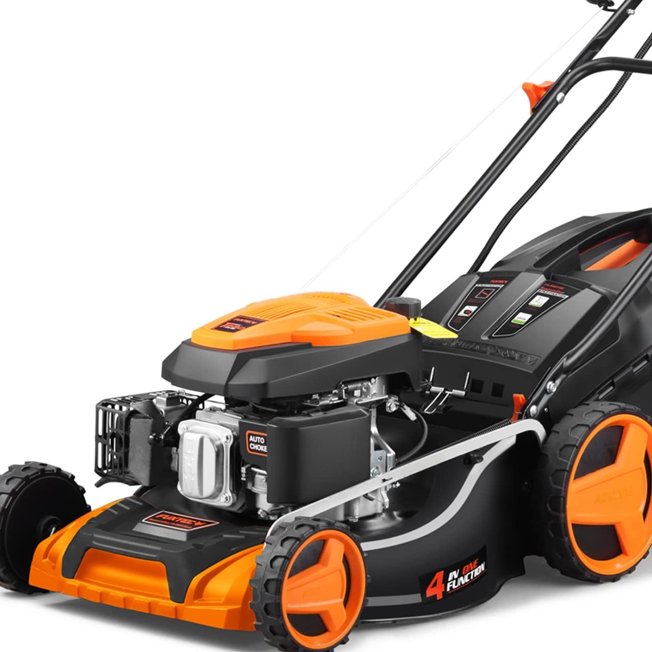 Fuxtec Tosaerba a benzina FX-RM5196eS, 51 cm e motore con cambio monostadio E-Start GT Elektro Start FX-RM2060es, scelto dalla stampa specializzata come “Best of 2017”